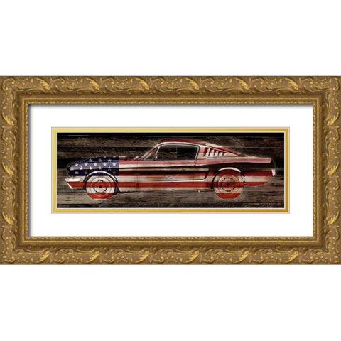 United Muscle 1 Gold Ornate Wood Framed Art Print with Double Matting by Prime, Marcus