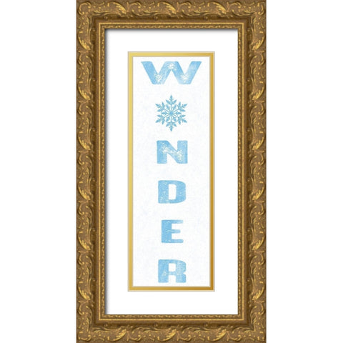 Winter Wonder Gold Ornate Wood Framed Art Print with Double Matting by Prime, Marcus