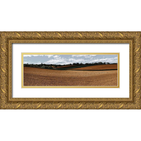 Fields Of Fall 1 Gold Ornate Wood Framed Art Print with Double Matting by Prime, Marcus