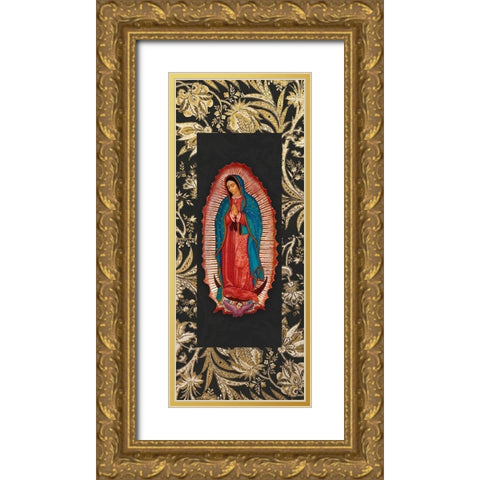 Golden Guadalupe 1 Gold Ornate Wood Framed Art Print with Double Matting by Prime, Marcus
