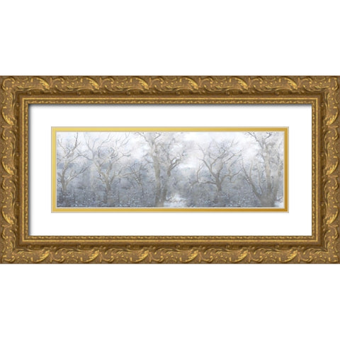 Mysterious Forest Gold Ornate Wood Framed Art Print with Double Matting by Prime, Marcus