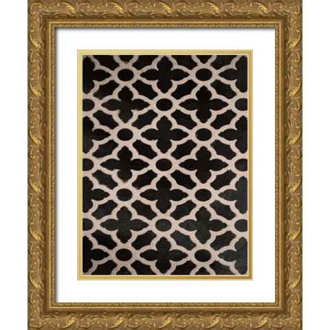 Diversive Darkness Gold Ornate Wood Framed Art Print with Double Matting by Prime, Marcus