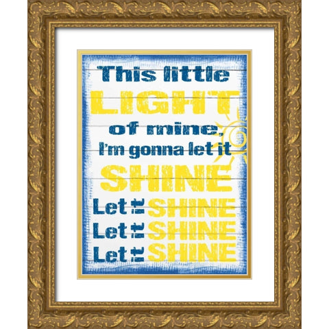 Light Of Mine Gold Ornate Wood Framed Art Print with Double Matting by Prime, Marcus