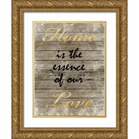 Essence Of Love Gold Ornate Wood Framed Art Print with Double Matting by Prime, Marcus
