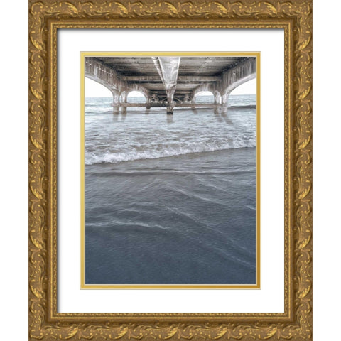 Bridge The Peace Gold Ornate Wood Framed Art Print with Double Matting by Prime, Marcus