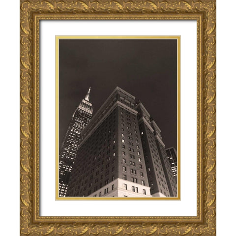 Among Giants Gold Ornate Wood Framed Art Print with Double Matting by Prime, Marcus