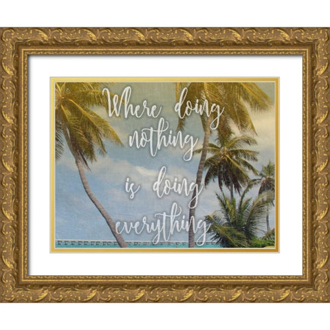 Sunny Nothings Gold Ornate Wood Framed Art Print with Double Matting by Prime, Marcus