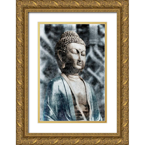 Buddha Mist 1 Gold Ornate Wood Framed Art Print with Double Matting by Prime, Marcus