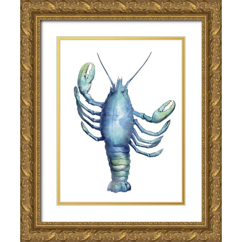 Sea Friends Gold Ornate Wood Framed Art Print with Double Matting by Prime, Marcus