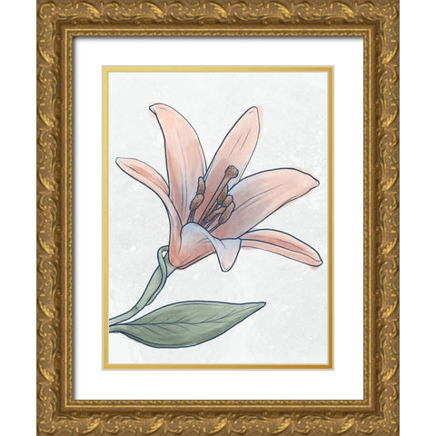 Fierce And Rare Gold Ornate Wood Framed Art Print with Double Matting by Prime, Marcus
