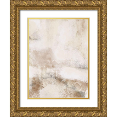 Casual Textures Gold Ornate Wood Framed Art Print with Double Matting by Prime, Marcus