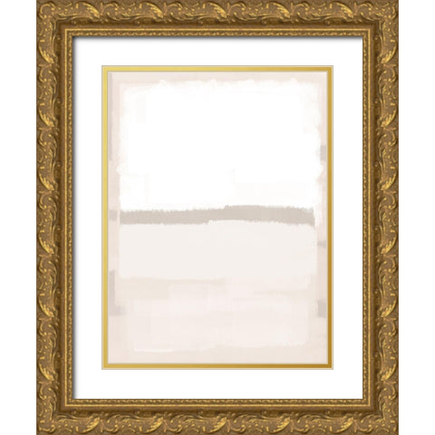 Tranquil Streaks 1 Gold Ornate Wood Framed Art Print with Double Matting by Prime, Marcus