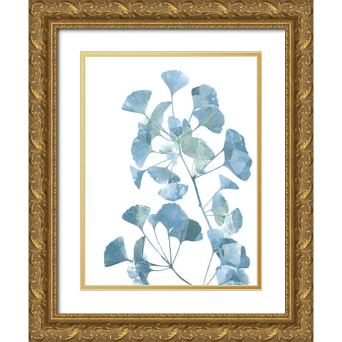 Ginko Life 2 Gold Ornate Wood Framed Art Print with Double Matting by Prime, Marcus