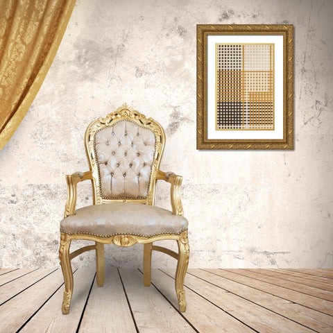 Alternating Lanes Gold Ornate Wood Framed Art Print with Double Matting by Prime, Marcus