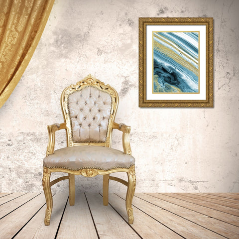 Atmospheric Golden Conclusions 1 Gold Ornate Wood Framed Art Print with Double Matting by Prime, Marcus