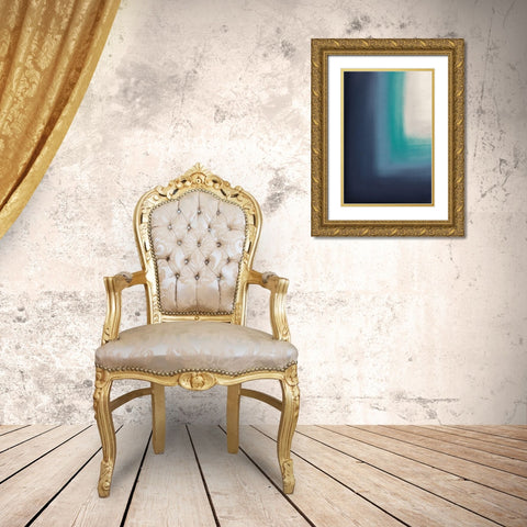 Gradient Doorway Gold Ornate Wood Framed Art Print with Double Matting by Prime, Marcus
