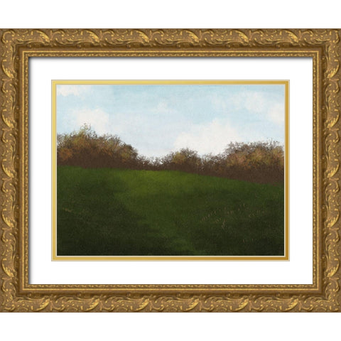 Solitude Walk 2 Gold Ornate Wood Framed Art Print with Double Matting by Prime, Marcus
