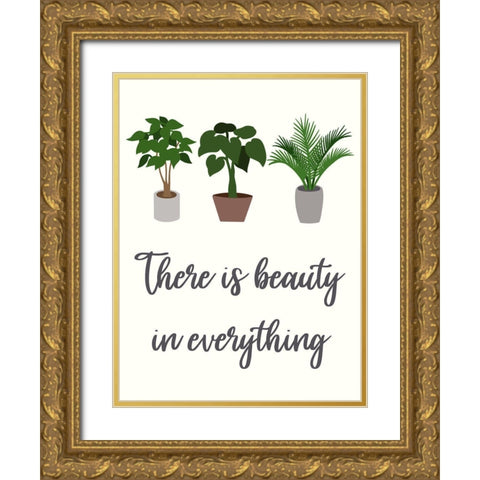 Beauty In Everything Gold Ornate Wood Framed Art Print with Double Matting by Prime, Marcus