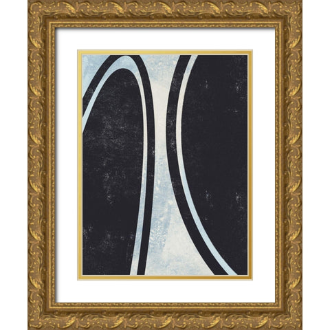 Warped Existence Gold Ornate Wood Framed Art Print with Double Matting by Prime, Marcus