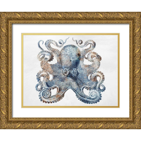 Swimming Ocean Friends 3 Gold Ornate Wood Framed Art Print with Double Matting by Prime, Marcus