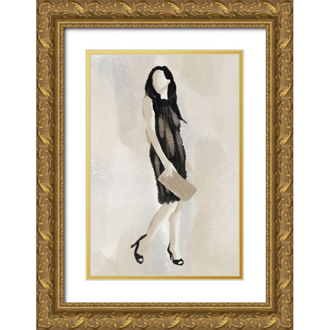 Expressed Fashion 2 Gold Ornate Wood Framed Art Print with Double Matting by Prime, Marcus