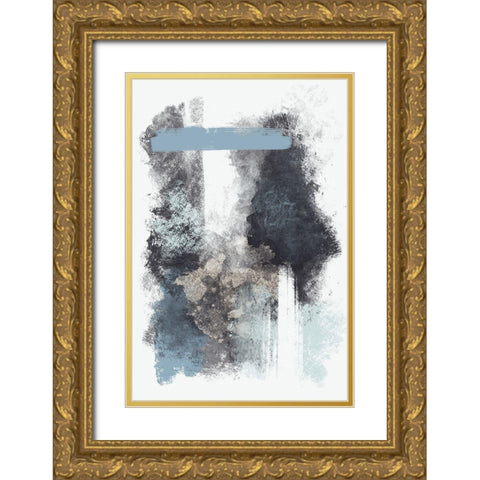 Innocent Brushstroke 2 Gold Ornate Wood Framed Art Print with Double Matting by Prime, Marcus