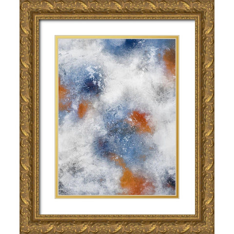 Rustic Burst 2 Gold Ornate Wood Framed Art Print with Double Matting by Prime, Marcus
