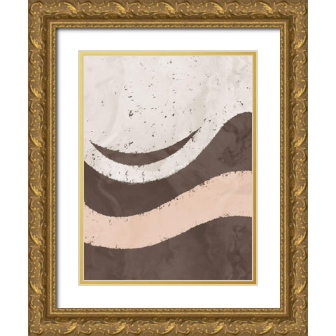 Flowing Winds Gold Ornate Wood Framed Art Print with Double Matting by Prime, Marcus