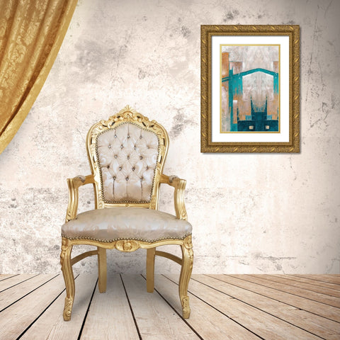 City Views Gold Ornate Wood Framed Art Print with Double Matting by Prime, Marcus