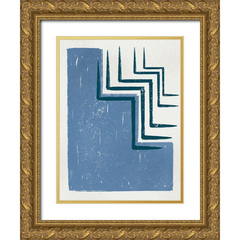 Rising Purpose Gold Ornate Wood Framed Art Print with Double Matting by Prime, Marcus