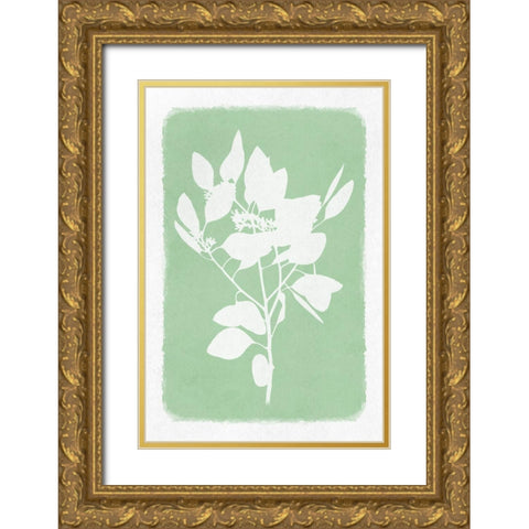 Soft Botanical Feelings 1 Gold Ornate Wood Framed Art Print with Double Matting by Prime, Marcus