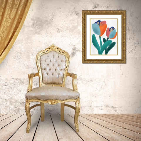 Spring Loaded 1 Gold Ornate Wood Framed Art Print with Double Matting by Prime, Marcus