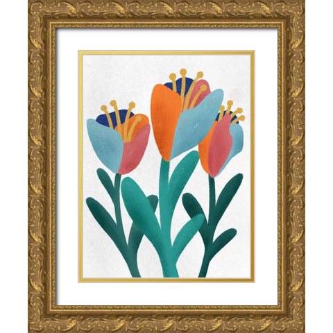 Spring Loaded 2 Gold Ornate Wood Framed Art Print with Double Matting by Prime, Marcus