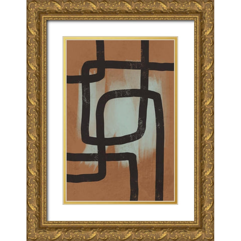 Many Paths Taken 1 Gold Ornate Wood Framed Art Print with Double Matting by Prime, Marcus