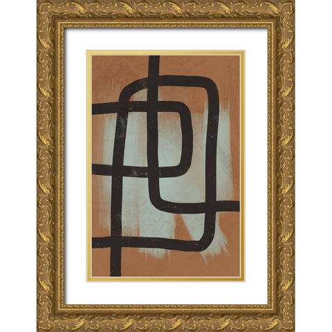 Many Paths Taken 2 Gold Ornate Wood Framed Art Print with Double Matting by Prime, Marcus