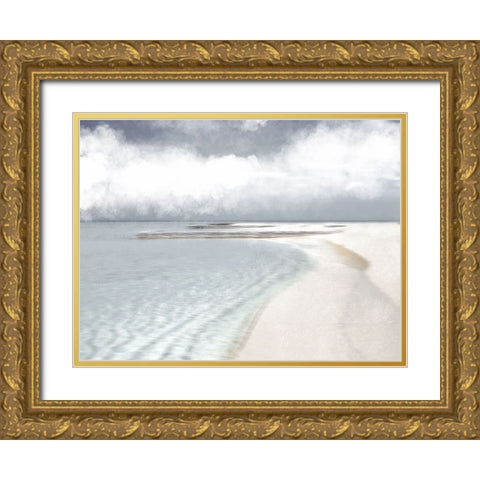 Relaxing Vacation Life Gold Ornate Wood Framed Art Print with Double Matting by Prime, Marcus