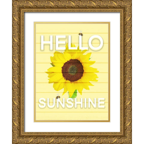 Hello Sunsine 2 Gold Ornate Wood Framed Art Print with Double Matting by Prime, Marcus