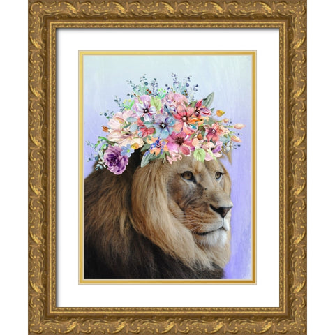 Beautiful King Gold Ornate Wood Framed Art Print with Double Matting by Prime, Marcus