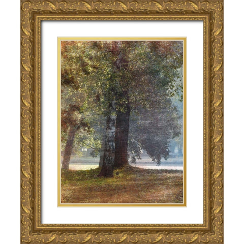 Fall Stroll 2 Gold Ornate Wood Framed Art Print with Double Matting by Prime, Marcus