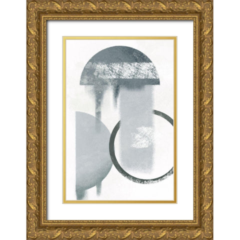 Reflecting Paint 2 Gold Ornate Wood Framed Art Print with Double Matting by Prime, Marcus