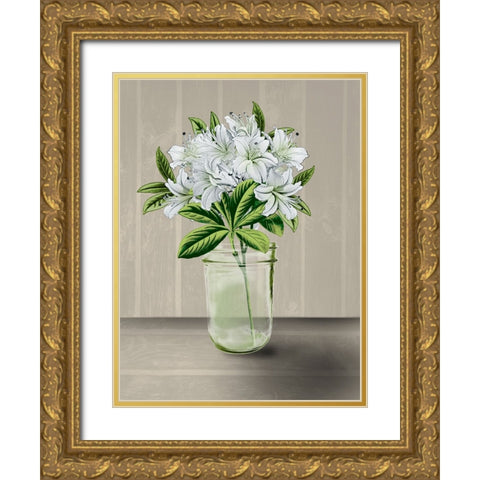Lovely Bouquet 3 Gold Ornate Wood Framed Art Print with Double Matting by Prime, Marcus