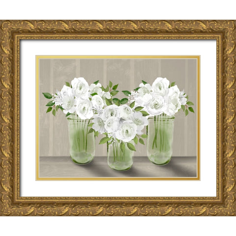 Lovely Bouquet 5 Gold Ornate Wood Framed Art Print with Double Matting by Prime, Marcus