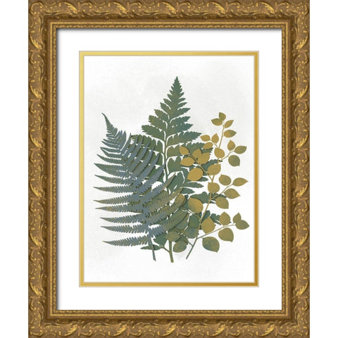 Silhouetted Vegetation 2 Gold Ornate Wood Framed Art Print with Double Matting by Prime, Marcus
