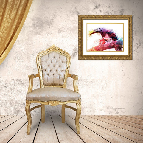 Marvelous Tucan Gold Ornate Wood Framed Art Print with Double Matting by Prime, Marcus