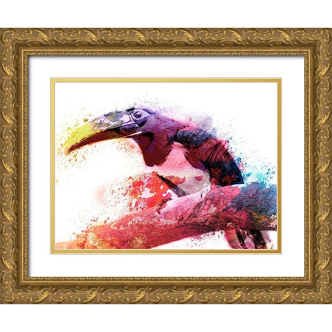Marvelous Tucan Gold Ornate Wood Framed Art Print with Double Matting by Prime, Marcus