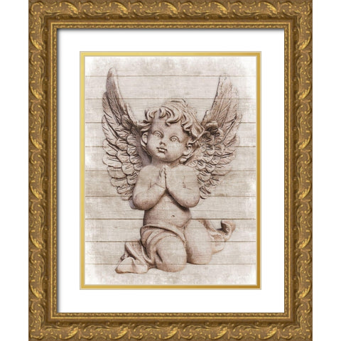 Angelic Nature Gold Ornate Wood Framed Art Print with Double Matting by Prime, Marcus