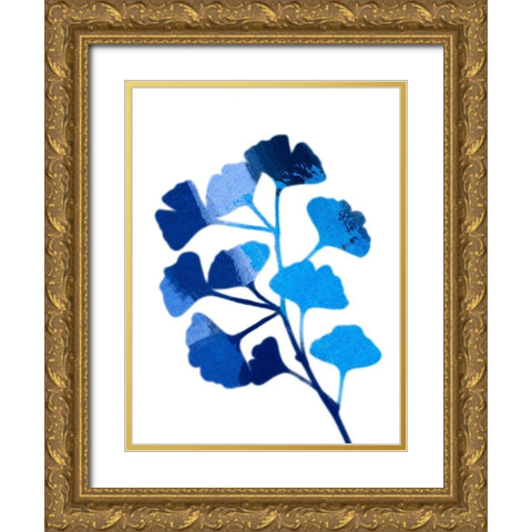 Ginko Paint 2 Gold Ornate Wood Framed Art Print with Double Matting by Prime, Marcus