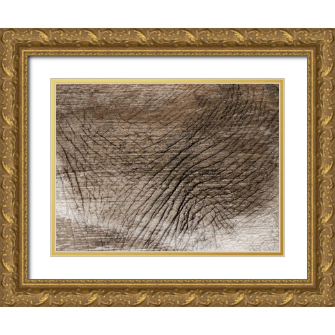 Mastadon Tapestry 1 Gold Ornate Wood Framed Art Print with Double Matting by Prime, Marcus