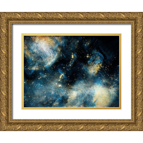 Golden Deeps Gold Ornate Wood Framed Art Print with Double Matting by Prime, Marcus