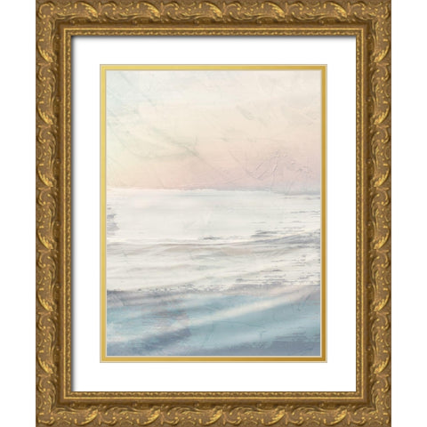 Ocean Flared 2 Gold Ornate Wood Framed Art Print with Double Matting by Prime, Marcus